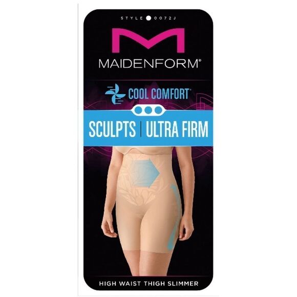 Maidenform Flexees LYCRA Fitsense Hi-Waist Sculpting Thigh Slimmer Underwear 1X - Picture 4 of 10